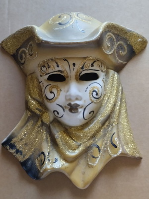 Vintage La maschera del galeone Venetian mask new