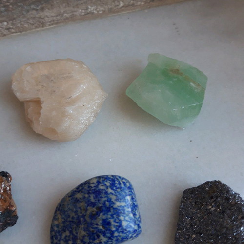 Rocks like new, collection of various types
