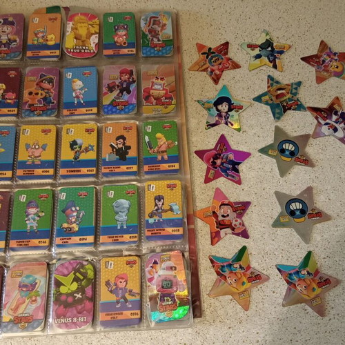 Brawl Stars metal tags used, 225 tags and 12 stars in album