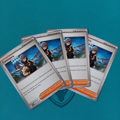 Pokemon TCG Cassiopeia Trainer Cards new bundle of 4 common