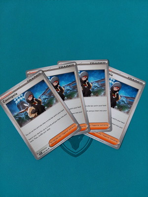 Pokemon TCG Cassiopeia Trainer Cards καινούργιο πακέτο 4 κοινές