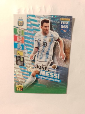 Lionel Messi international star fifa 365 panini σαν καινούργιο