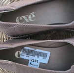 Exe women's moccasins new, size 39, beige