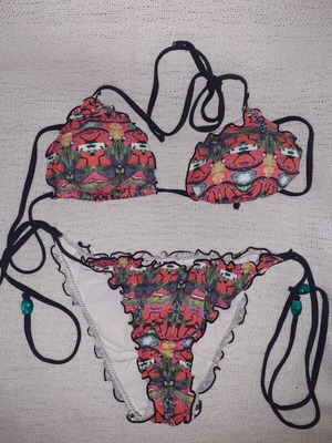Emma Swimwear bikini like new, size 1 (S/XS), red multicolor