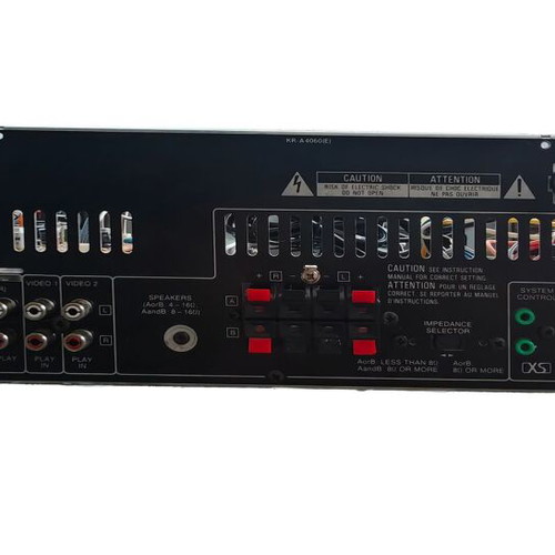 Kenwood A-4060 stereo amplifier used, Series 21 with motorized panel