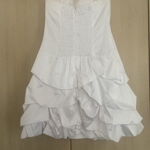 On Line mini dress size M luxury white, like new