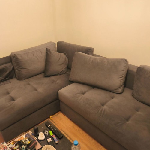 Corner sofa in U shape