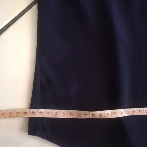 Falconeri silk blouse like new, navy blue, hidden buttons
