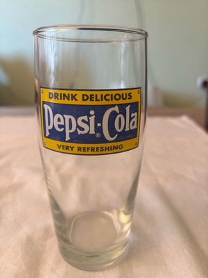 Pepsi Cola glass like new, made of glass
