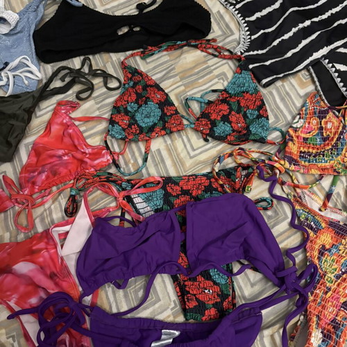Bikini swimsuit set small-medium, 6 sets, 4 bottoms, 1 top