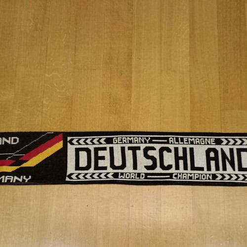 Germany 90s scarf new, double-sided