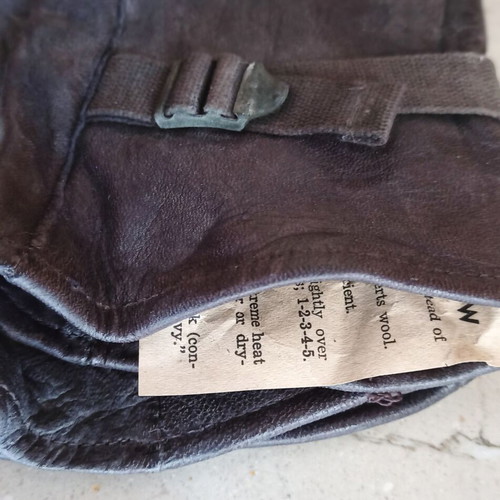 U.S.ARMY M-1949 leather gloves new, collectible vintage