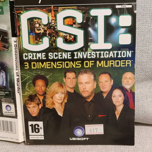 CSI: Crime Scene Investigation PS2 used in very good condition