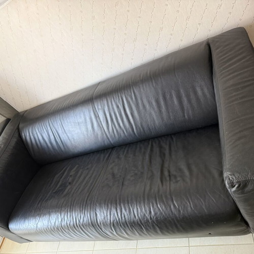 Ikea leather sofa