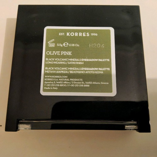 Palette eyeshadows Korres Olive Pink like new