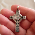 Silver Celtic Cross like new