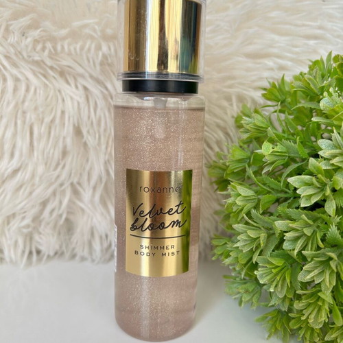 Roxane Velvet Bloom Shimmer Body Mist like new