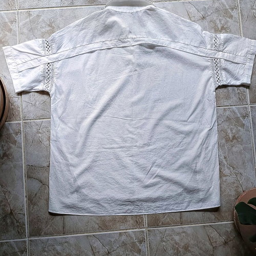 Bittoko shirt new, cotton, white, size XL