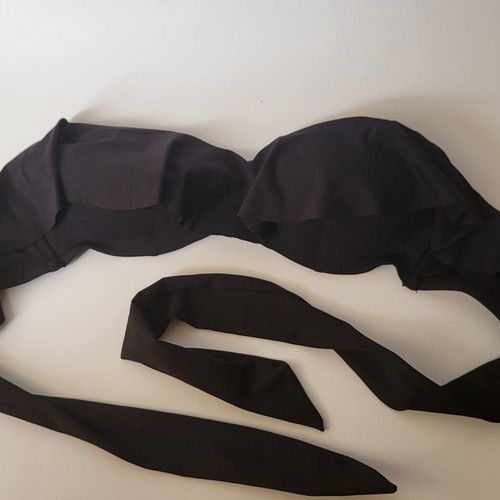 Strapless black swimsuit Oysho like new