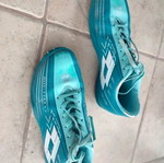 Lotto Superleggera football shoes size 37, turquoise
