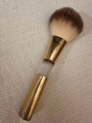 Blush brush used
