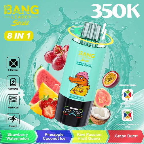 Bang Leader Stoll 350K 8-in-1 Vape with 12 Flavor Collections