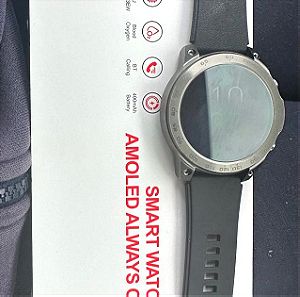 smartwatch Amoled οθόνη always on display