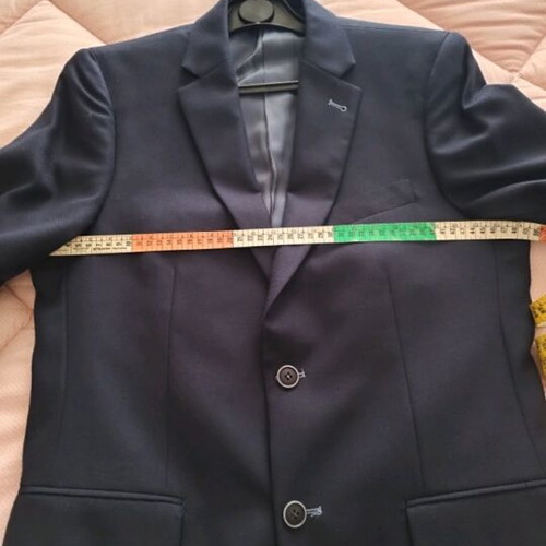 Navy and Green men's jacket size M like new, blue