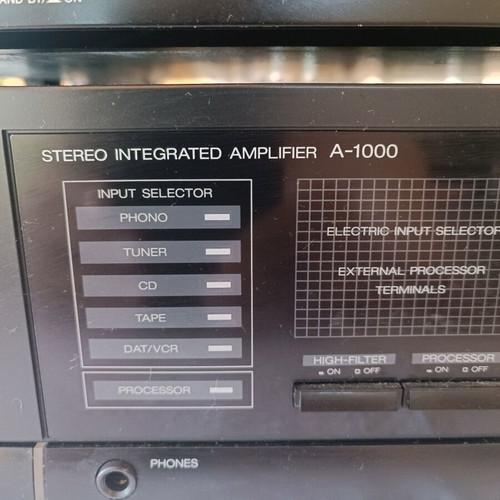 Sansui set A-1000 amplifier SE-500 equaliser T-700 tuner like new