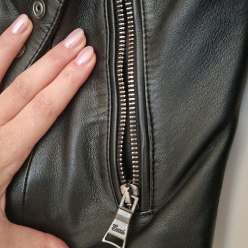 Vintage Genuine Leather jacket like new, size S, black