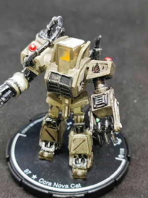 Mechwarrior Cora Nova Cat AgroMech Mk II MOD #118 like new
