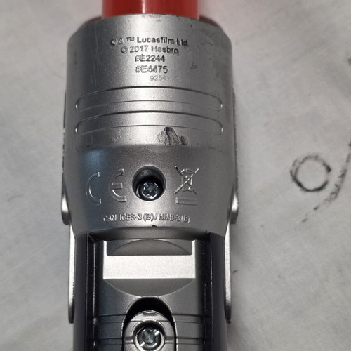 Hasbro Star Wars Level 1 Lightsaber used, red
