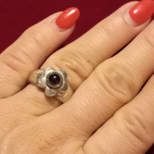 Silver ring 925 new, size 61