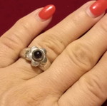 Silver ring 925 new, size 61