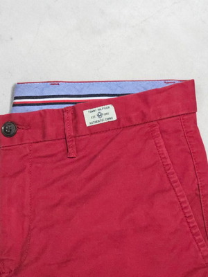 Tommy Hilfiger Authentic Chinos κόκκινα σαν καινούργια, μέγεθος 32/30