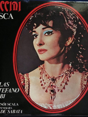 Tosca LP vinyl like new, Callas, Di Stefano, Gobbi, 1953