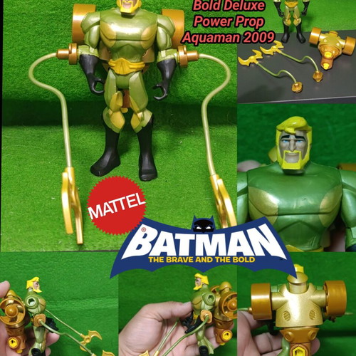Mattel Batman Brave and the Bold Deluxe Power Prop Aquaman action figure 2009