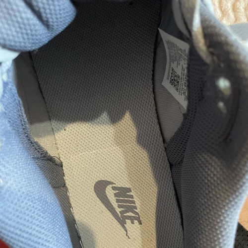 Nike Dunk Low sneakers, grey and white, size 42.5