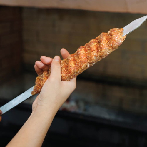 Inox Skewers for Kebab like new, pack of 22