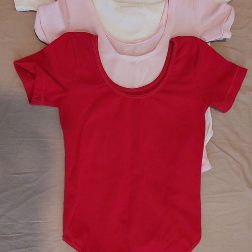 Dance leotards used, pack of 3, size 4-5, cotton