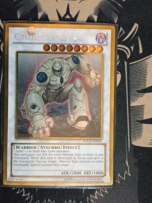 Colossal Fighter Gold Rare PGLD Unlimited Edition new Near Mint