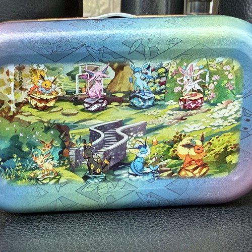 Glaceon Pokemon tin, empty