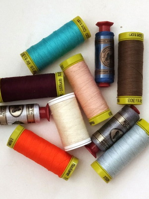 Cotton sewing threads pack of 10 new