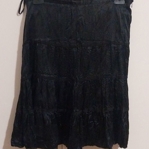 Cote Femme skirt used, 100% silk, size XL, black