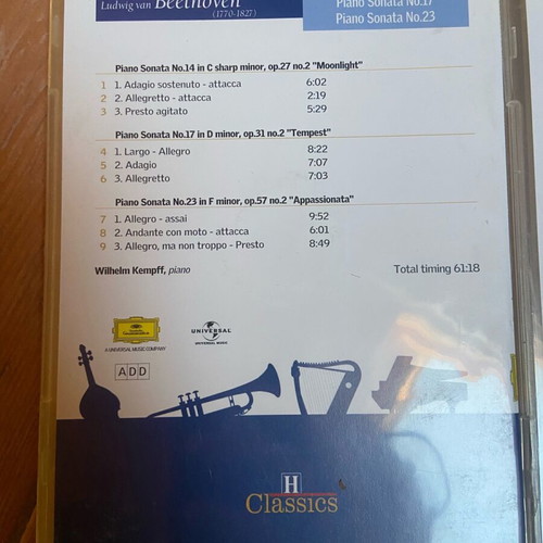 Classical music CD used