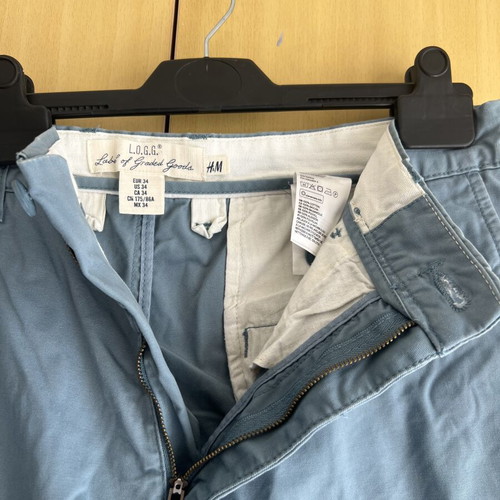 A-Style men's shorts, size 34, blue