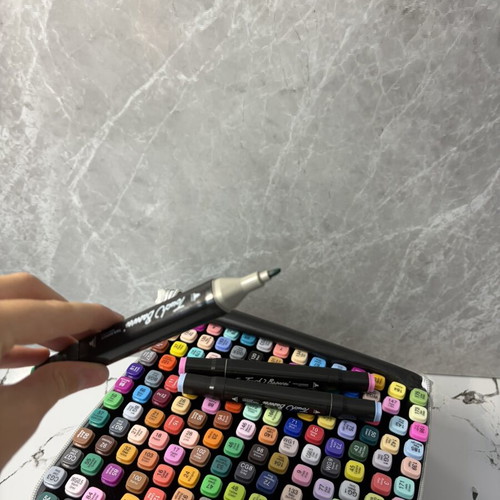 168 Colours Alcohol Marker Set, complete artist collection