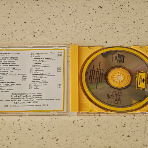 Antonio Vivaldi The Four Seasons CD