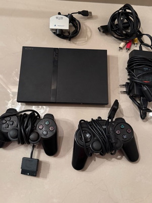Play Station 2 μεταχειρισμένο με 2 χειριστήρια, Eye Toy και καλώδια