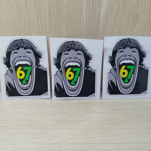 67 Vinyl Stickers Set of 3 Pieces New